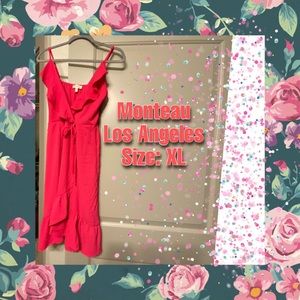 Monteau Los Angeles Wraparound Dress - Size XL